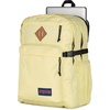 JanSport Main Campus Backpack – Travel or Work backpack w 15-Inch Laptop Sleeve and Dual Water Bottle Pockets, Rows Of Bows Natural/Lemon Ice(Lemon Ice)