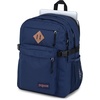 JanSport Main Campus Backpack – Travel or Work backpack w 15-Inch Laptop Sleeve and Dual Water Bottle Pockets, Rows Of Bows Natural/Lemon Ice(Navy)