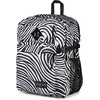 JanSport Main Campus Backpack – Travel or Work backpack w 15-Inch Laptop Sleeve and Dual Water Bottle Pockets, Rows Of Bows Natural/Lemon Ice(Surreal Swirlies)