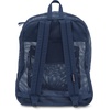 JanSport Mesh Pack – See Through Backpack Ideal for Class, Work, Travel, or Beach Outings, Black(Navy)
