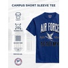 JanSport NCAA Officially Licensed Campus Short Sleeve T Shirt for Men, Soft & Breathable Pre-Shrunk Cotton Crewneck T Shirt(Air Force Falcons)