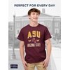 JanSport NCAA Officially Licensed Campus Short Sleeve T Shirt for Men, Soft & Breathable Pre-Shrunk Cotton Crewneck T Shirt(Arizona State Sun Devils)