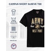 JanSport NCAA Officially Licensed Campus Short Sleeve T Shirt for Men, Soft & Breathable Pre-Shrunk Cotton Crewneck T Shirt(Army Black Knights)