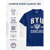 JanSport NCAA Officially Licensed Campus Short Sleeve T Shirt for Men, Soft & Breathable Pre-Shrunk Cotton Crewneck T Shirt(BYU Cougars)