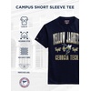 JanSport NCAA Officially Licensed Campus Short Sleeve T Shirt for Men, Soft & Breathable Pre-Shrunk Cotton Crewneck T Shirt(Georgia Tech Yellow Jackets)