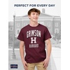 JanSport NCAA Officially Licensed Campus Short Sleeve T Shirt for Men, Soft & Breathable Pre-Shrunk Cotton Crewneck T Shirt(Harvard Crimson)