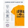 JanSport NCAA Officially Licensed Campus Short Sleeve T Shirt for Men, Soft & Breathable Pre-Shrunk Cotton Crewneck T Shirt(Iowa Hawkeyes)