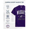 JanSport NCAA Officially Licensed Campus Short Sleeve T Shirt for Men, Soft & Breathable Pre-Shrunk Cotton Crewneck T Shirt(Kansas State Wildcats)