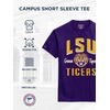 JanSport NCAA Officially Licensed Campus Short Sleeve T Shirt for Men, Soft & Breathable Pre-Shrunk Cotton Crewneck T Shirt(LSU Tigers)