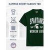 JanSport NCAA Officially Licensed Campus Short Sleeve T Shirt for Men, Soft & Breathable Pre-Shrunk Cotton Crewneck T Shirt(Michigan State Spartans)