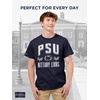 JanSport NCAA Officially Licensed Campus Short Sleeve T Shirt for Men, Soft & Breathable Pre-Shrunk Cotton Crewneck T Shirt(Penn State Nittany Lions)