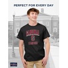 JanSport NCAA Officially Licensed Campus Short Sleeve T Shirt for Men, Soft & Breathable Pre-Shrunk Cotton Crewneck T Shirt(Stanford Cardinal)