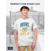 JanSport NCAA Officially Licensed Campus Short Sleeve T Shirt for Men, Soft & Breathable Pre-Shrunk Cotton Crewneck T Shirt(UCLA Bruins)