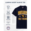 JanSport NCAA Officially Licensed Campus Short Sleeve T Shirt for Men, Soft & Breathable Pre-Shrunk Cotton Crewneck T Shirt(West Virginia Mountaineers)