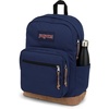 JanSport Right Pack Backpack – Durable Daypack with Padded 15″ Laptop Sleeve, Spacious Main Compartment & Integrated Water Bottle Pocket – Rustic Roses Moon Flower/Blu/Pnk/Grn(Navy)
