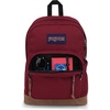JanSport Right Pack Backpack – Durable Daypack with Padded 15″ Laptop Sleeve, Spacious Main Compartment & Integrated Water Bottle Pocket – Rustic Roses Moon Flower/Blu/Pnk/Grn(Russet Red)