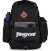 JanSport Seattle Pack – Durable Backpack with Main Compartment, Dual Water Bottle Pockets, Lined Laptop Sleeve, Travertine(Black)