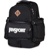 JanSport Seattle Pack – Durable Backpack with Main Compartment, Dual Water Bottle Pockets, Lined Laptop Sleeve, Travertine(Black)