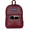 JanSport SuperBreak One Backpack Navy – Durable, Lightweight Bag with 1 Main Compartment, Front Utility Pocket with Built-in Organizer – Premium Backpack(Cherry Lacquer)