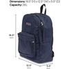 JanSport SuperBreak One Backpack Navy – Durable, Lightweight Bag with 1 Main Compartment, Front Utility Pocket with Built-in Organizer – Premium Backpack(Deep Juniper)