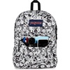 JanSport SuperBreak One Backpack Navy – Durable, Lightweight Bag with 1 Main Compartment, Front Utility Pocket with Built-in Organizer – Premium Backpack(Doodle Dots)