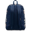JanSport SuperBreak One Backpack Navy – Durable, Lightweight Bag with 1 Main Compartment, Front Utility Pocket with Built-in Organizer – Premium Backpack(Fields of Paradise)