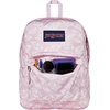 JanSport SuperBreak One Backpack Navy – Durable, Lightweight Bag with 1 Main Compartment, Front Utility Pocket with Built-in Organizer – Premium Backpack(Flutter By Pink Ice/White/Pink Ice)