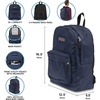 JanSport SuperBreak One Backpack Navy – Durable, Lightweight Bag with 1 Main Compartment, Front Utility Pocket with Built-in Organizer – Premium Backpack(Lucky Bandanna)