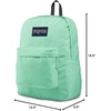 JanSport SuperBreak Plus Backpack(Mint Chip)