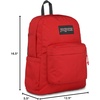 JanSport SuperBreak Plus Backpack(Red Tape)