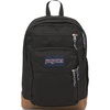 JanSport Cool Backpack, with 15-inch Laptop Sleeve – Large Computer Bag Rucksack with 2 Compartments, Ergonomic Straps, Loden Frost | Ergonomic Straps, Waterbottle Pocket, Campus Weekender Travel Rucksack(Black)