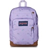 JanSport Cool Backpack, with 15-inch Laptop Sleeve – Large Computer Bag Rucksack with 2 Compartments, Ergonomic Straps, Loden Frost | Ergonomic Straps, Waterbottle Pocket, Campus Weekender Travel Rucksack(Pastel Petals Lilac)