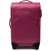 JanSport Good Latitude Checked Spinner Suitcase – 68L Water Resistant Travel Luggage – 26-inch Large Durable Lightweight Rolling Hardside Softside Bag, Smokey Grit(Mauve Haze)