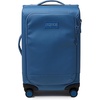 JanSport Good Latitude Checked Spinner Suitcase – 68L Water Resistant Travel Luggage – 26-inch Large Durable Lightweight Rolling Hardside Softside Bag, Smokey Grit(Elemental Blue)