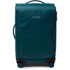 JanSport Good Latitude Checked Spinner Suitcase – 68L Water Resistant Travel Luggage – 26-inch Large Durable Lightweight Rolling Hardside Softside Bag, Smokey Grit(Emerald Pool)