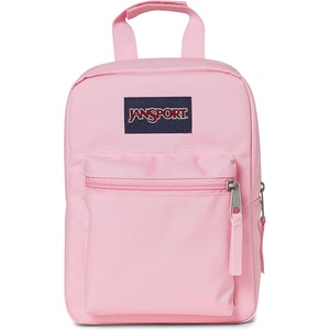 JanSport Big Break Insulated Lunch Bag – Small Soft-Sided Cooler Ideal for Class, Work, or Meal Prep, Black(Bubble Gum)