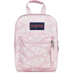 JanSport Big Break Insulated Lunch Bag – Small Soft-Sided Cooler Ideal for Class, Work, or Meal Prep, Black(Flutter By Pink Ice)