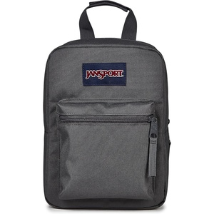 JanSport Big Break Insulated Lunch Bag – Small Soft-Sided Cooler Ideal for Class, Work, or Meal Prep, Black(Smokey Grit)