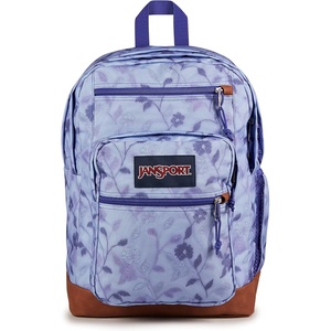 JanSport Cool Backpack, with 15-inch Laptop Sleeve – Large Computer Bag Rucksack with 2 Compartments, Ergonomic Straps, Loden Frost | Ergonomic Straps, Waterbottle Pocket, Campus Weekender Travel Rucksack(Lines & Vines)
