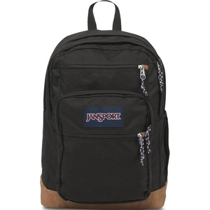 JanSport Cool Backpack, with 15-inch Laptop Sleeve – Large Computer Bag Rucksack with 2 Compartments, Ergonomic Straps, Loden Frost | Ergonomic Straps, Waterbottle Pocket, Campus Weekender Travel Rucksack(Black)