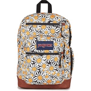 JanSport Cool Backpack, with 15-inch Laptop Sleeve – Large Computer Bag Rucksack with 2 Compartments, Ergonomic Straps, Loden Frost | Ergonomic Straps, Waterbottle Pocket, Campus Weekender Travel Rucksack(Daisy Dreamscape)