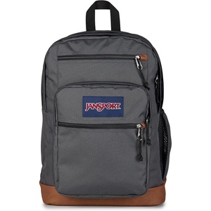 JanSport Cool Backpack, with 15-inch Laptop Sleeve – Large Computer Bag Rucksack with 2 Compartments, Ergonomic Straps, Loden Frost | Ergonomic Straps, Waterbottle Pocket, Campus Weekender Travel Rucksack(Smokey Grit)