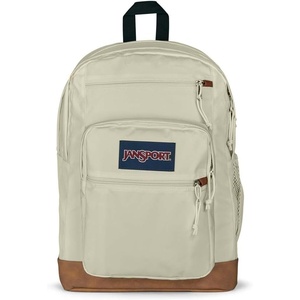 JanSport Cool Backpack, with 15-inch Laptop Sleeve – Large Computer Bag Rucksack with 2 Compartments, Ergonomic Straps, Loden Frost | Ergonomic Straps, Waterbottle Pocket, Campus Weekender Travel Rucksack(Coconut)