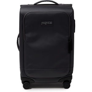 JanSport Good Latitude Checked Spinner Suitcase – 68L Water Resistant Travel Luggage – 26-inch Large Durable Lightweight Rolling Hardside Softside Bag, Smokey Grit(Smokey Grit)
