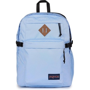 JanSport Main Campus Backpack – Travel or Work backpack w 15-Inch Laptop Sleeve and Dual Water Bottle Pockets, Rows Of Bows Natural/Lemon Ice(Hydrangea)