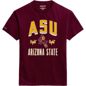JanSport NCAA Officially Licensed Campus Short Sleeve T Shirt for Men, Soft & Breathable Pre-Shrunk Cotton Crewneck T Shirt(Arizona State Sun Devils)