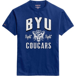 JanSport NCAA Officially Licensed Campus Short Sleeve T Shirt for Men, Soft & Breathable Pre-Shrunk Cotton Crewneck T Shirt(BYU Cougars)