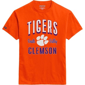 JanSport NCAA Officially Licensed Campus Short Sleeve T Shirt for Men, Soft & Breathable Pre-Shrunk Cotton Crewneck T Shirt(Clemson Tigers)
