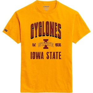 JanSport NCAA Officially Licensed Campus Short Sleeve T Shirt for Men, Soft & Breathable Pre-Shrunk Cotton Crewneck T Shirt(Iowa State Cyclones)