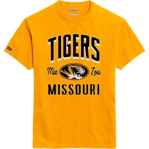 JanSport NCAA Officially Licensed Campus Short Sleeve T Shirt for Men, Soft & Breathable Pre-Shrunk Cotton Crewneck T Shirt(Missouri Tigers)